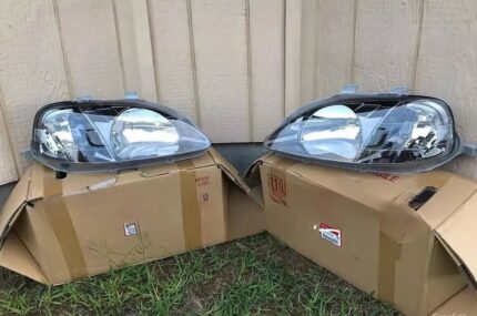 99-00 EK9 Gunmetal BNIB Headlights