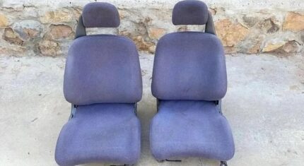 Eg6 purple tweed front seats with OEM rails.
